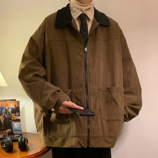 Bawełniana bomberka oversize vintage
