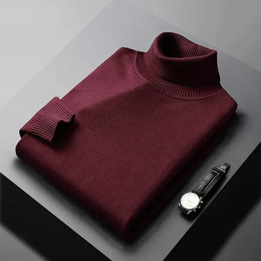 Kaszmirowy sweter golfowy