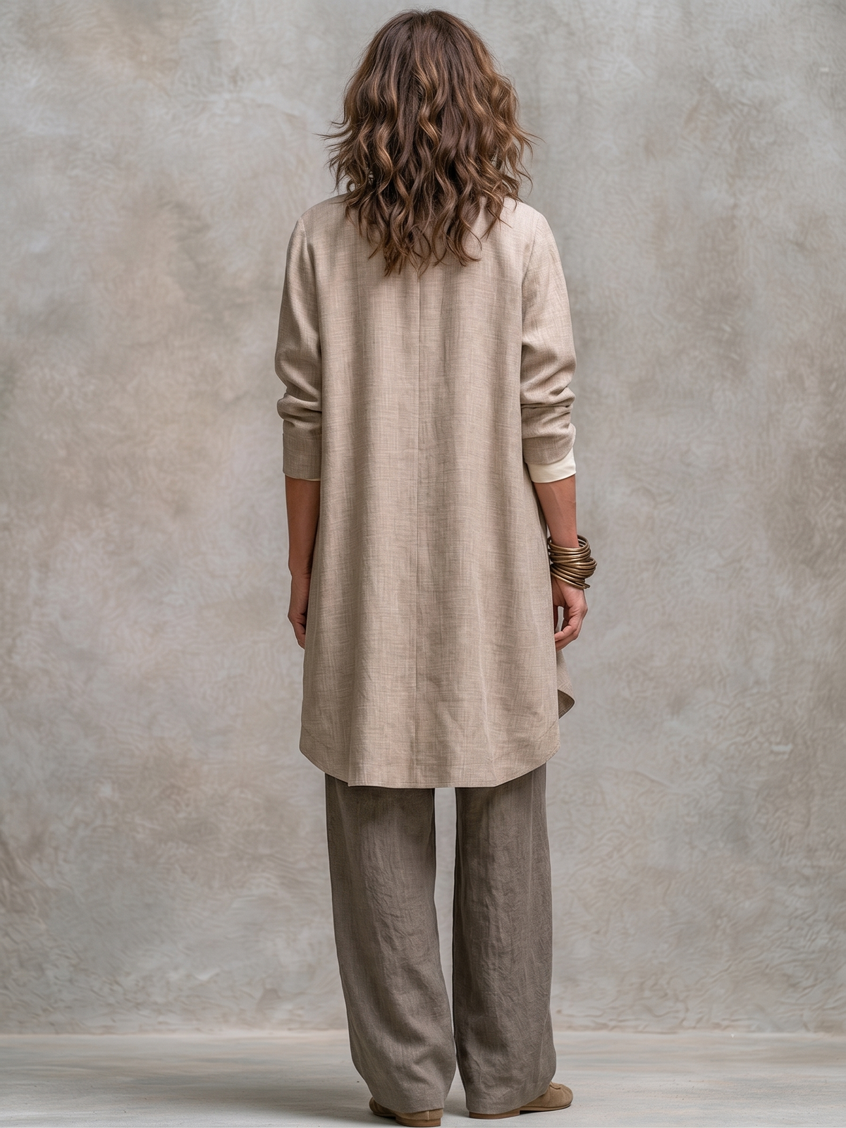 Flaminia | Three-Piece Set with Cardigan and Palazzo Pants