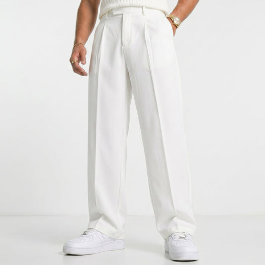 Pantalones Anchos de Caída Fluida