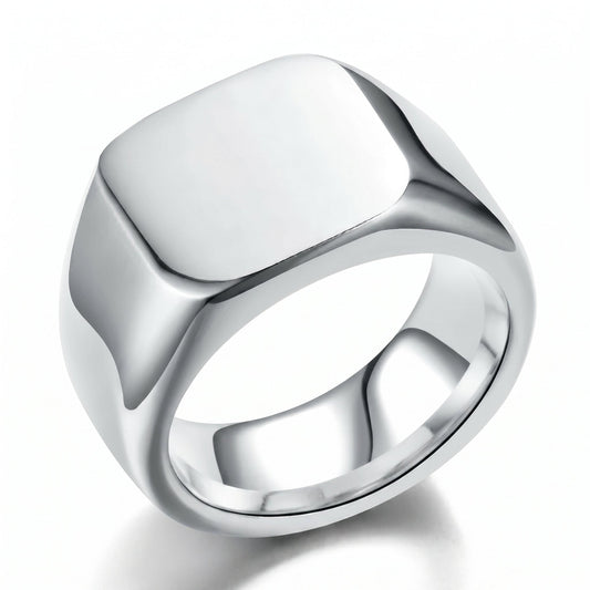 Anillo de Sello de Acero