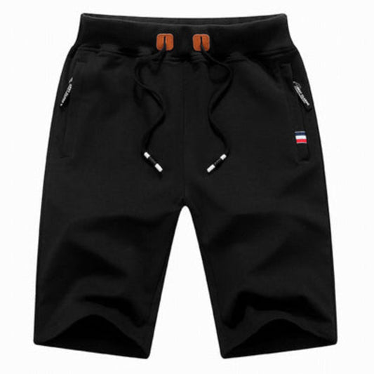Lucas | Pantalones Cortos de Algodón con Bolsillos con Cremallera