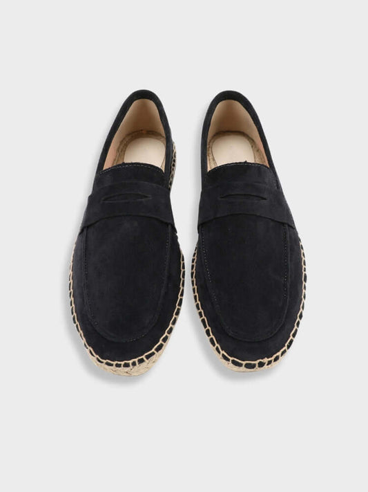 Mocasines de Ante con Suela de Yute