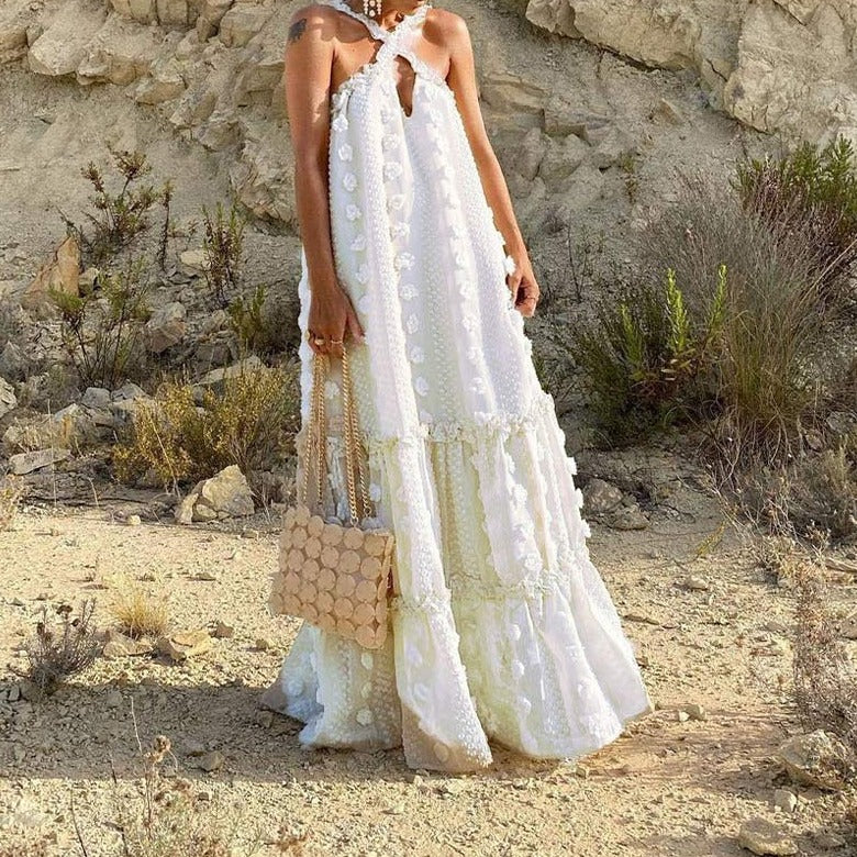 MARIANA | VESTIDO MAXI BOHEMIO