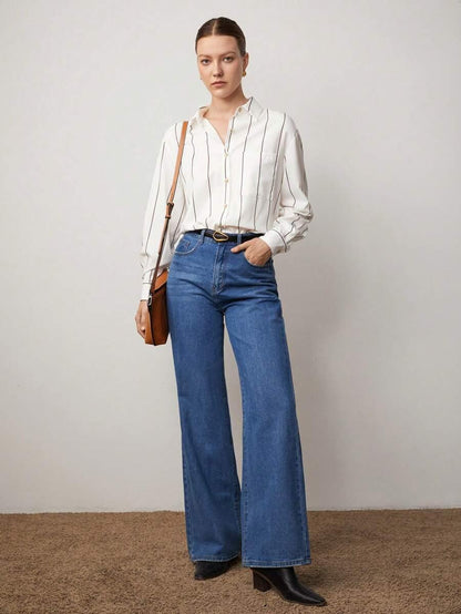 Office Shirt with Collar and Pockets