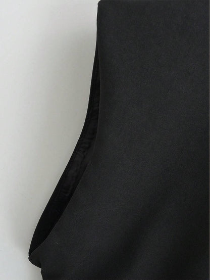 V-Neck Tie-Front Batwing Top