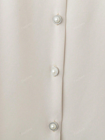 Blusa morbida con scollo a V taglia forte