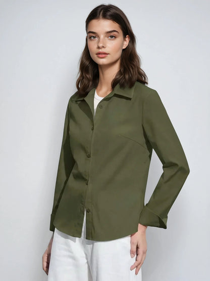 Camicia classica con colletto e bottoni