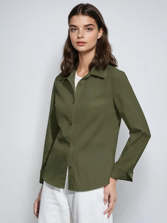 Camicia classica con colletto e bottoni