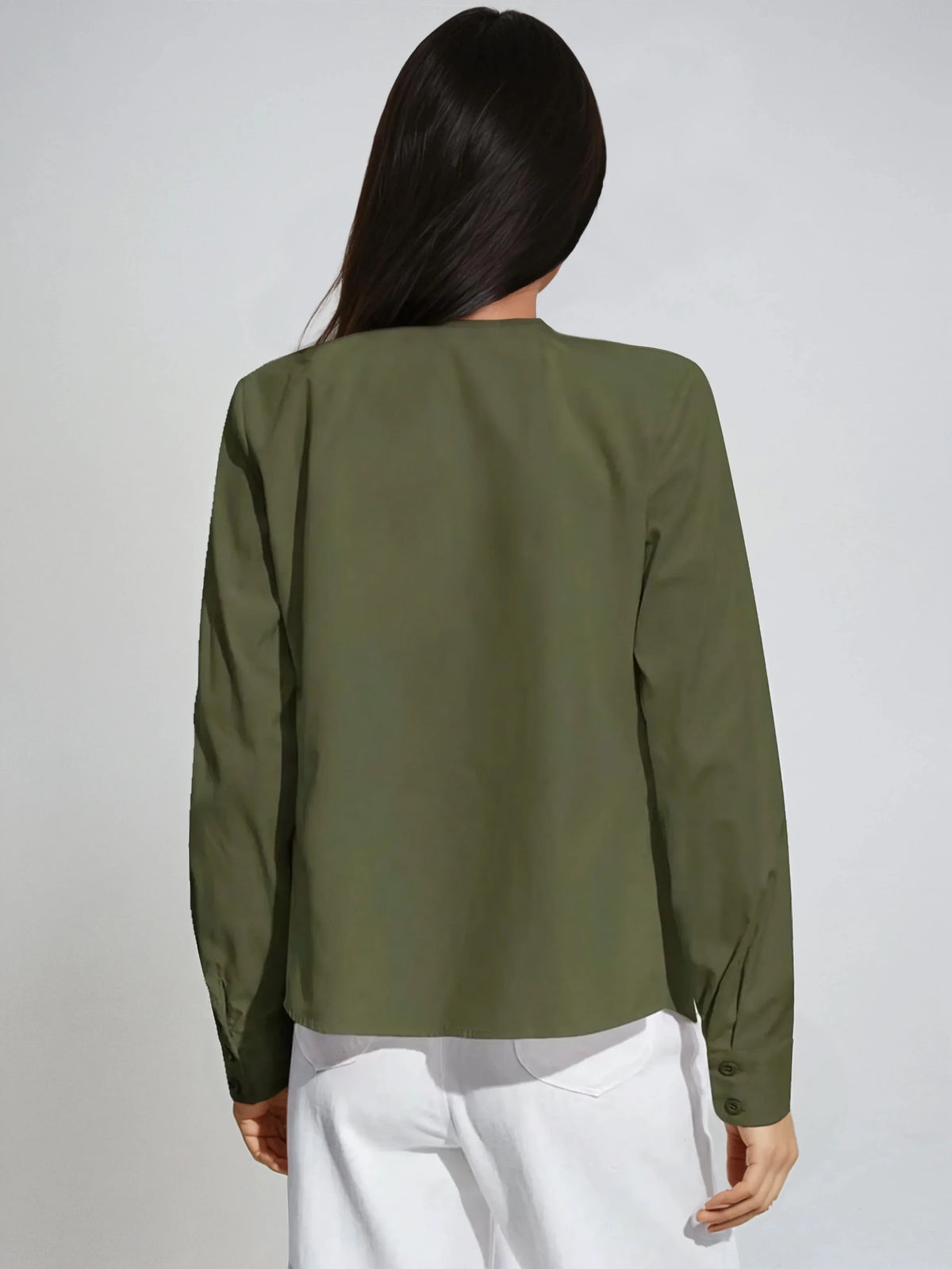 Camicia classica con colletto e bottoni