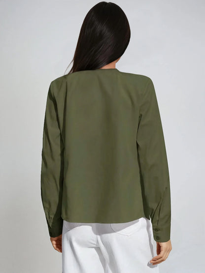 Camicia classica con colletto e bottoni
