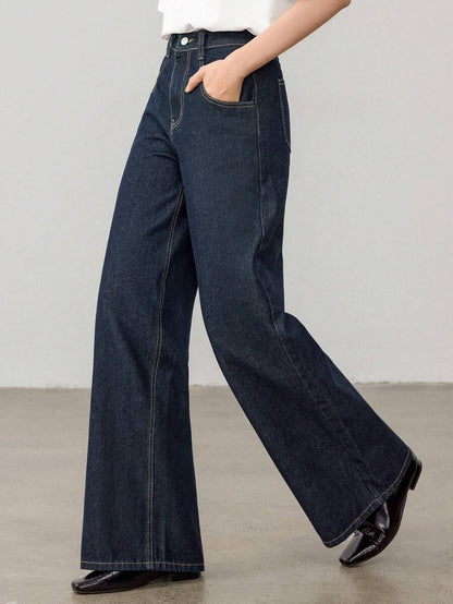 Extra-Long Loose Straight Jeans