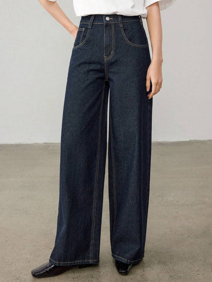 Extra-Long Loose Straight Jeans