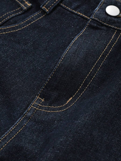 Extra-Long Loose Straight Jeans