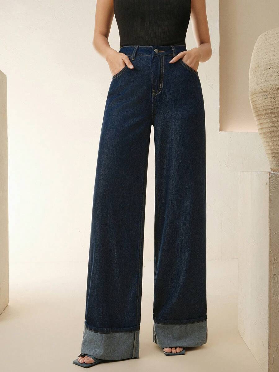 Jeans Rectos de Corte Slim