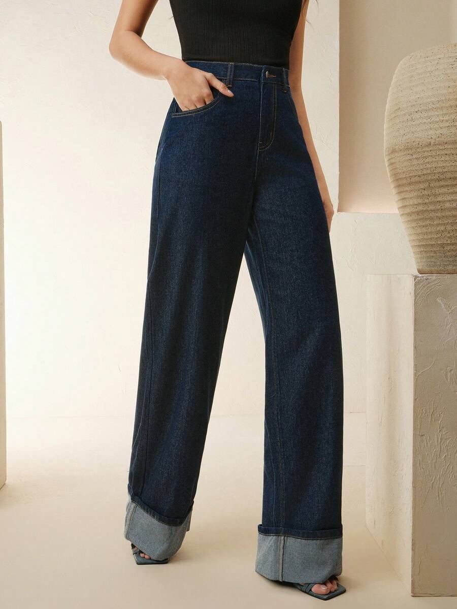 Jeans Rectos de Corte Slim