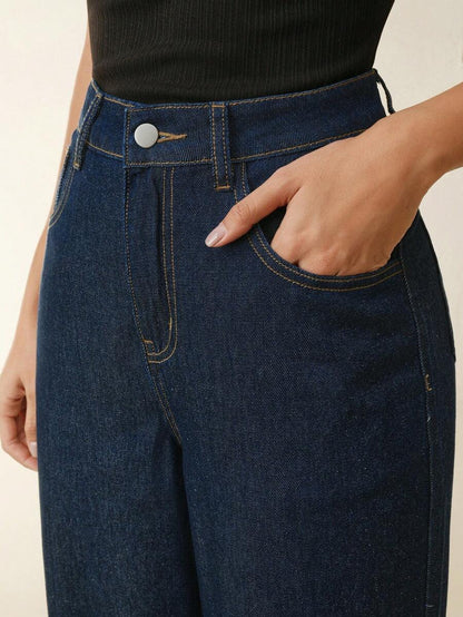 Jeans Rectos de Corte Slim