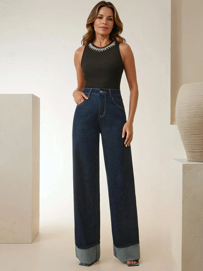 Jeans Rectos de Corte Slim