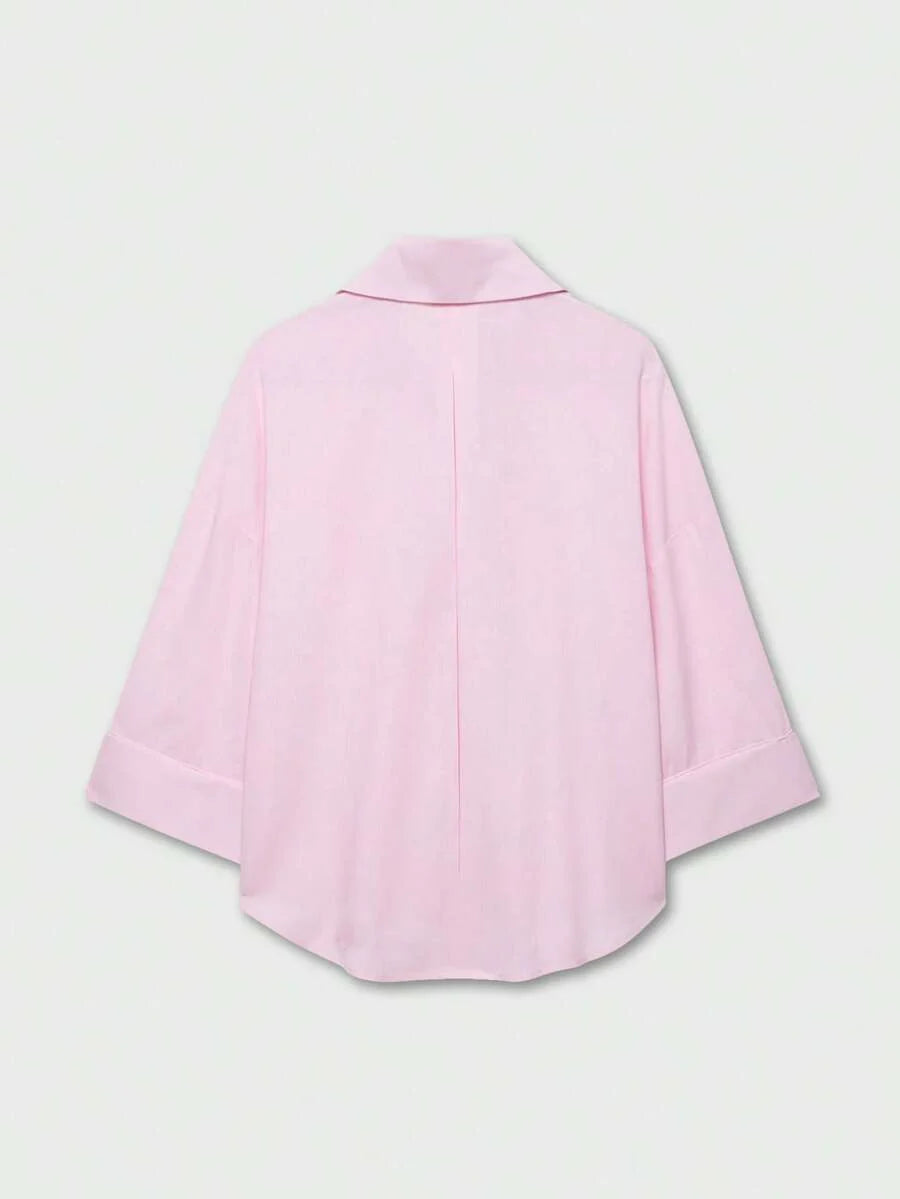 Camisa Oversize con Manga Kimono