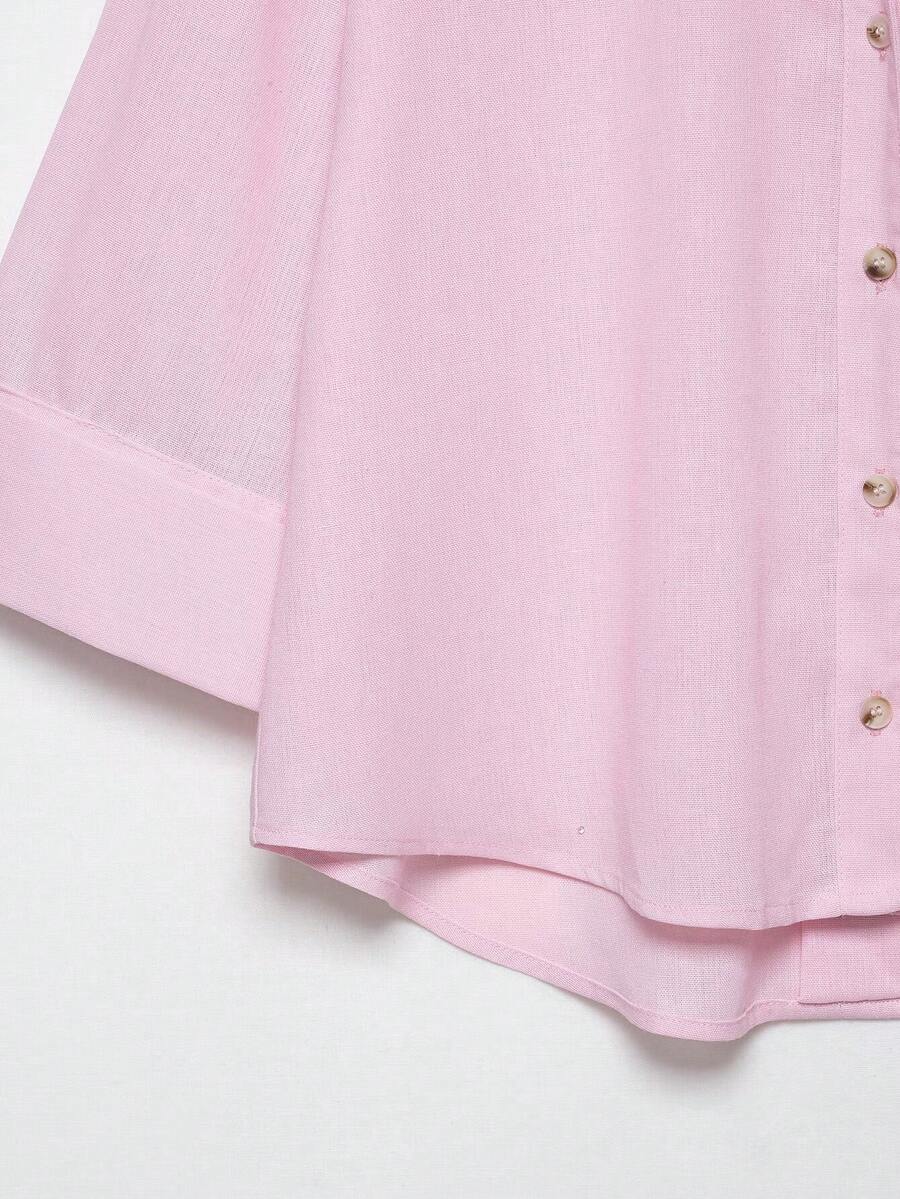 Camisa Oversize con Manga Kimono