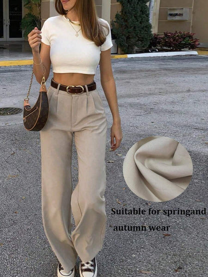 Proste Spodnie w Stylu Vintage