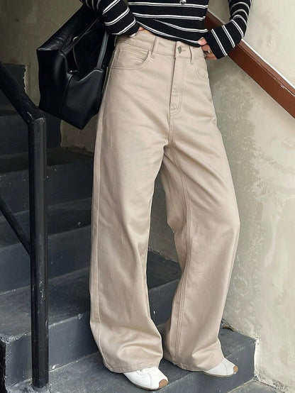 Low-Rise Straight Jeans