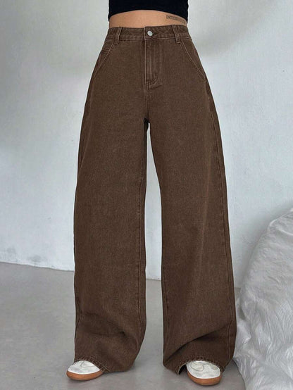Extra-Long Loose Straight Jeans