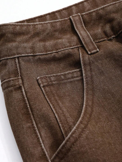 Extra-Long Loose Straight Jeans