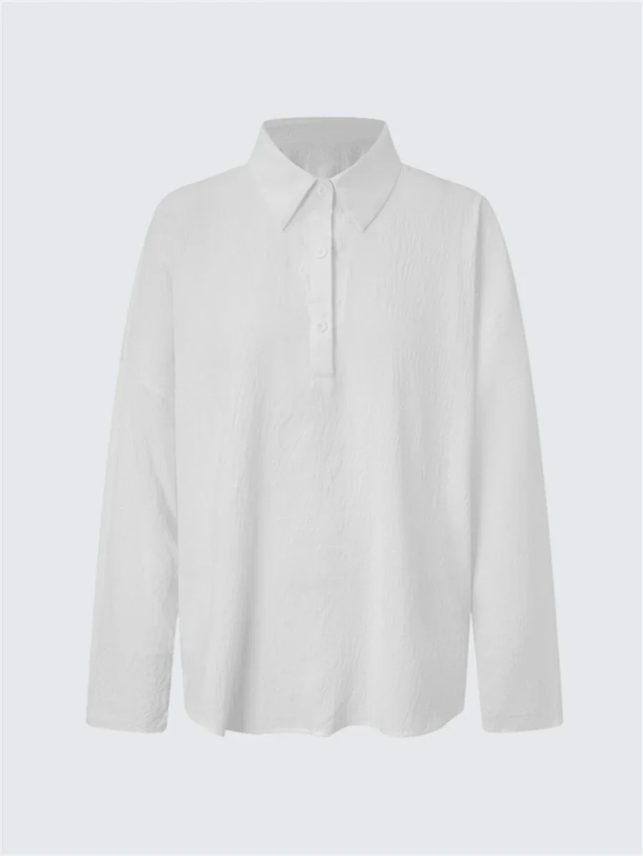 Camicia con maniche a vescovo taglia grande
