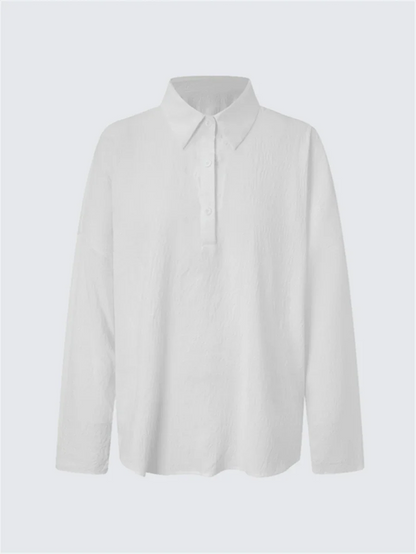 Camicia con maniche a vescovo taglia grande