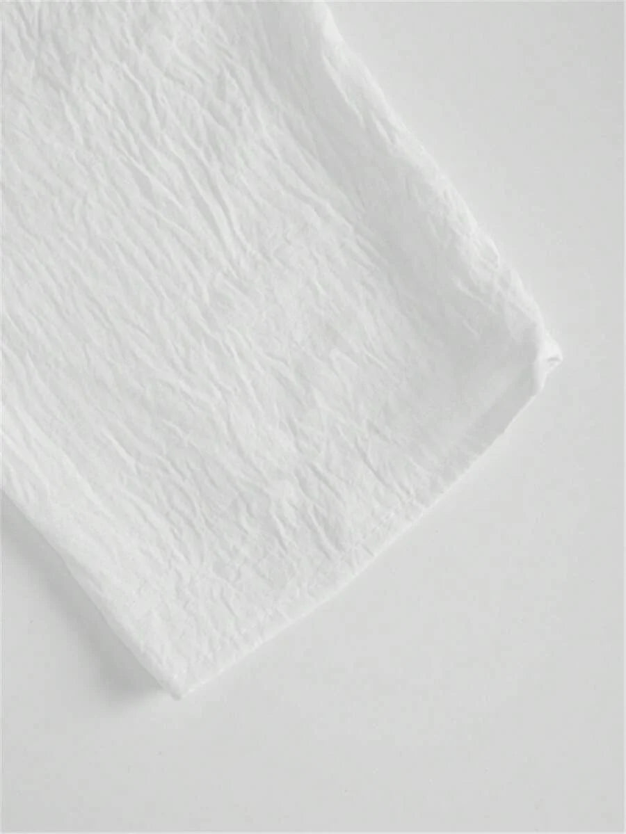 Camicia con maniche a vescovo taglia grande