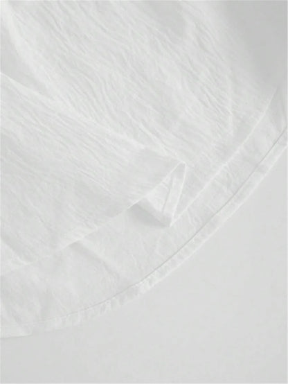 Camicia con maniche a vescovo taglia grande