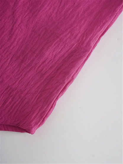 Camicia con maniche a vescovo taglia grande