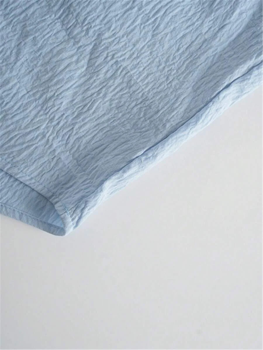 Camicia con maniche a vescovo taglia grande