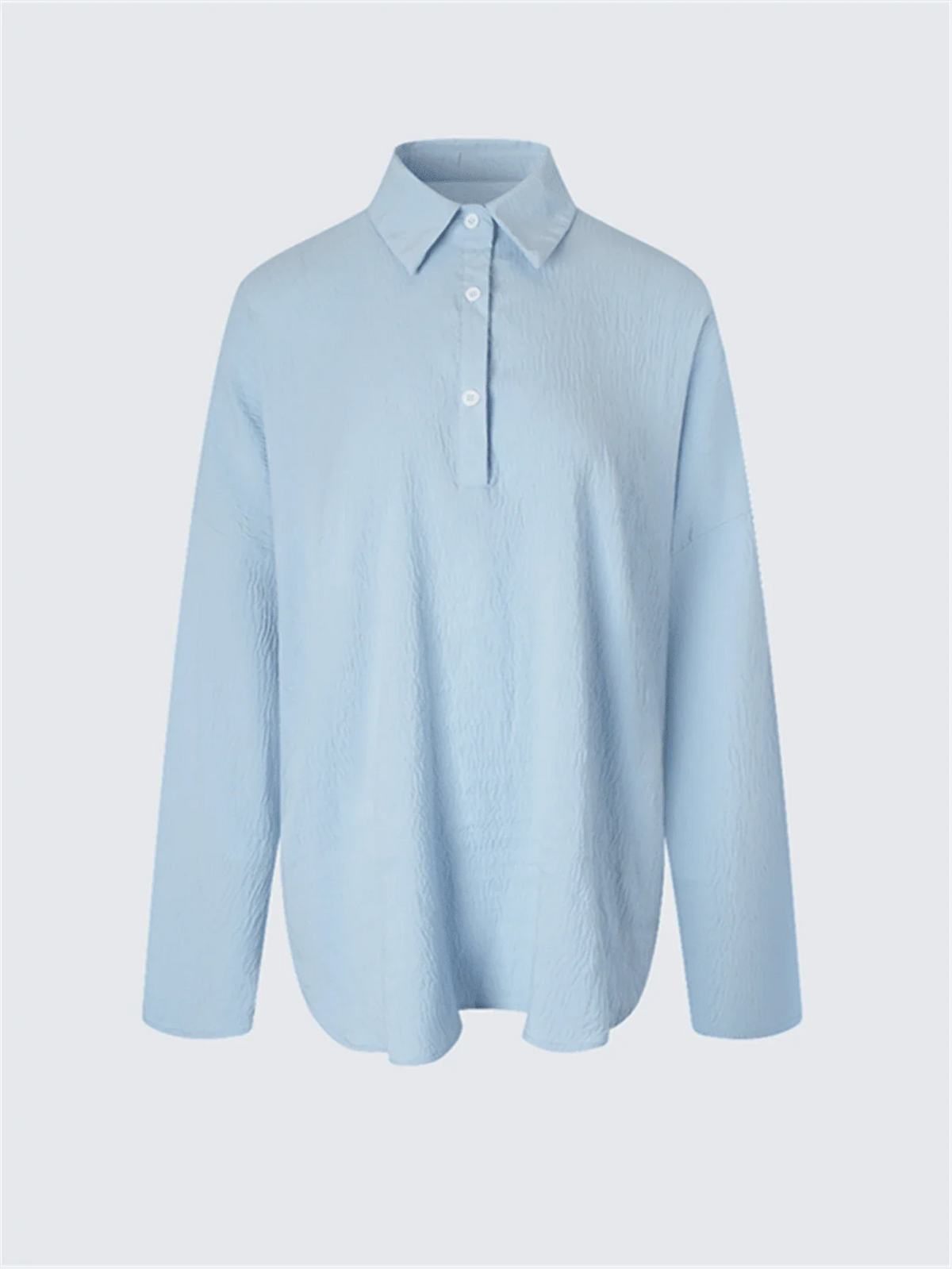 Camicia con maniche a vescovo taglia grande