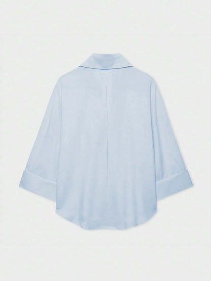Camisa Oversize con Manga Kimono