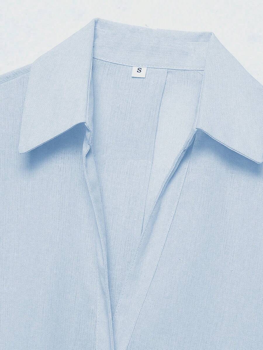 Camisa Oversize con Manga Kimono