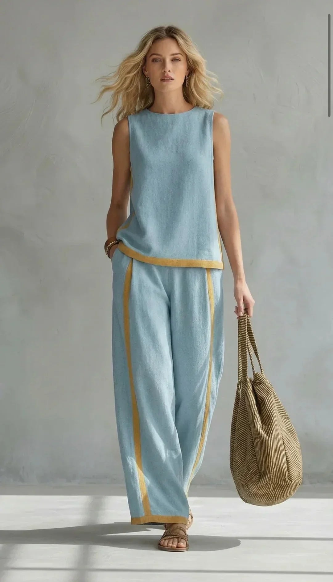 LEILA | CONJUNTO ELEGANTE DE DOS PIEZAS