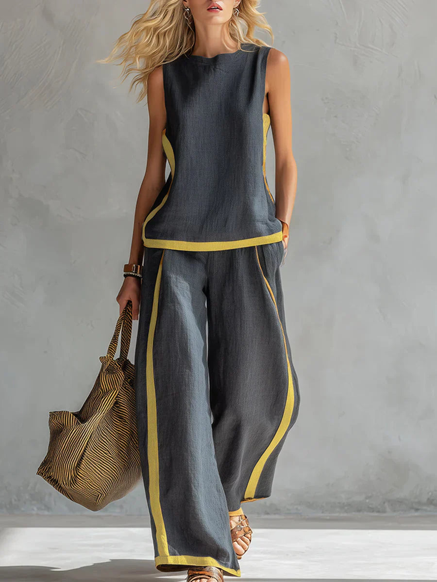 LEILA | CONJUNTO ELEGANTE DE DOS PIEZAS