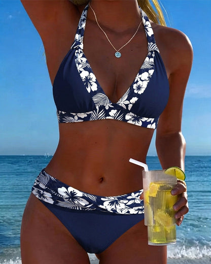 Marella | Bikini Escote en V con Estampado