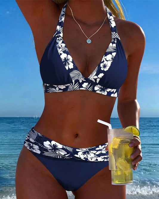 Marella | Bikini Escote en V con Estampado