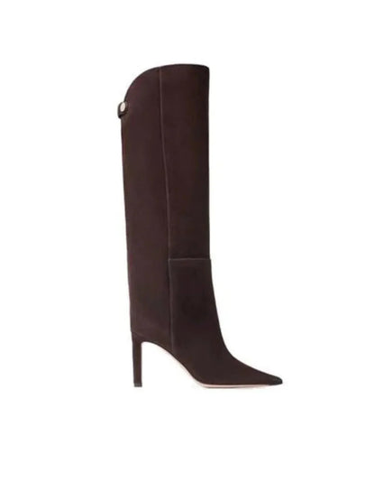 Stiletto Heeled Pointed-Toe Boots