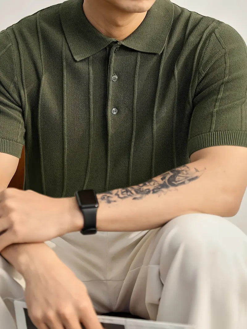 LEO | POLO DE PUNTO TEXTURIZADO