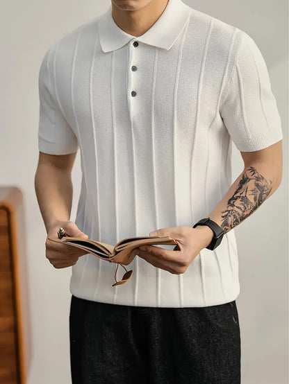 LEO | POLO DE PUNTO TEXTURIZADO