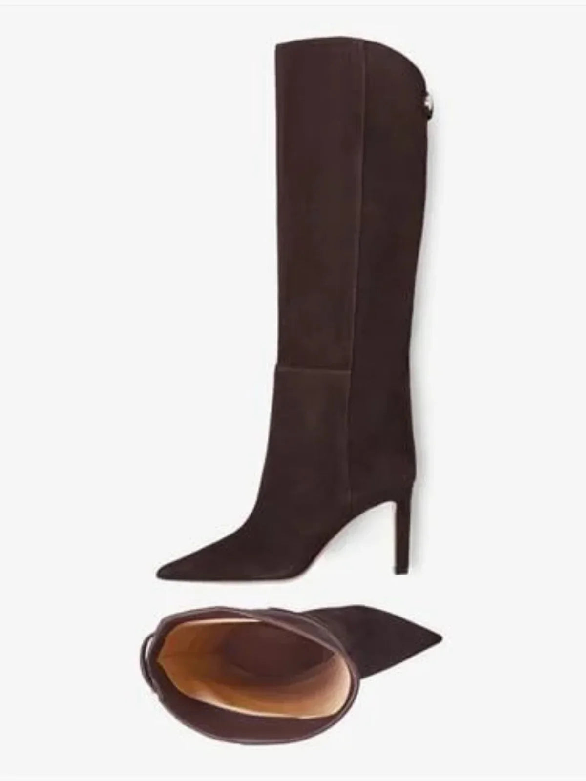 Stiletto Heeled Pointed-Toe Boots