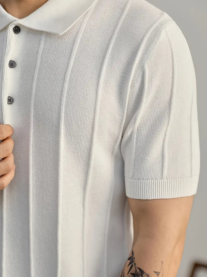 LEO | POLO DE PUNTO TEXTURIZADO