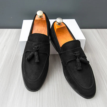 CARLOS | MOCASINES DE ANTE CON BORLAS