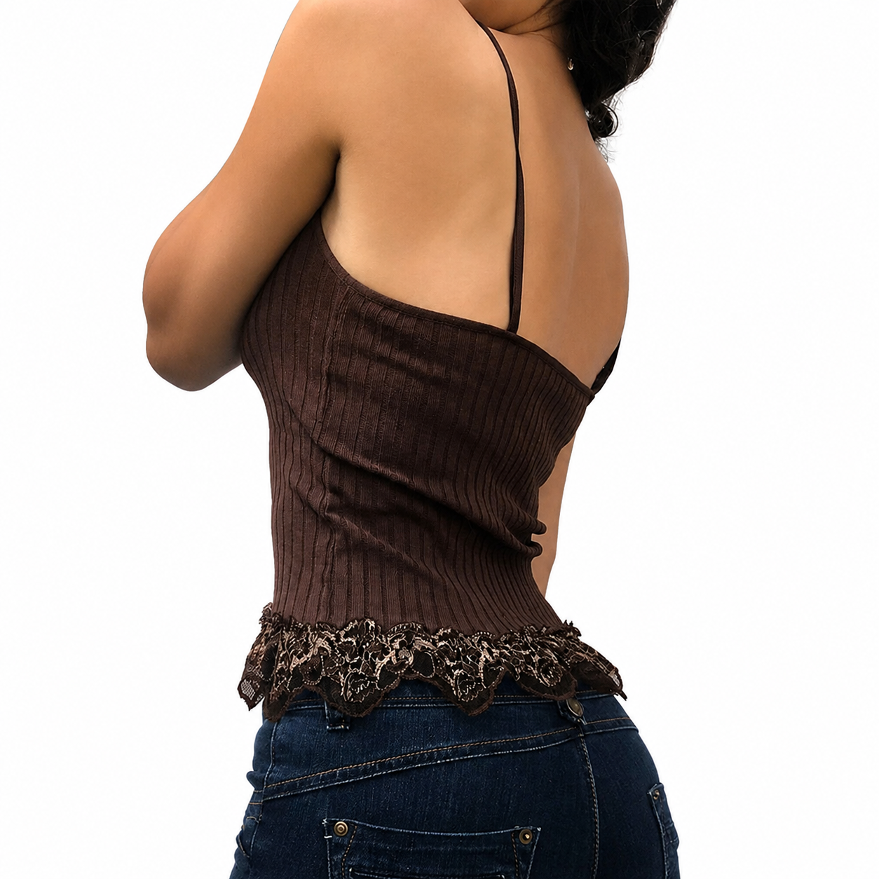 ADRIANA | BLUSA DE ENCAJE SIN MANGAS