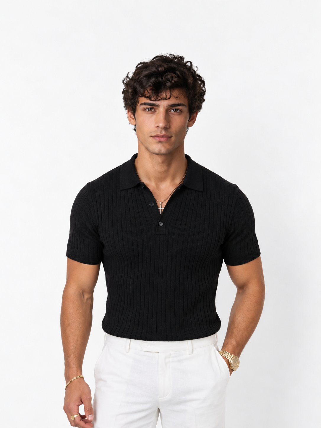 Polo de Rayas Estilo Minimalista