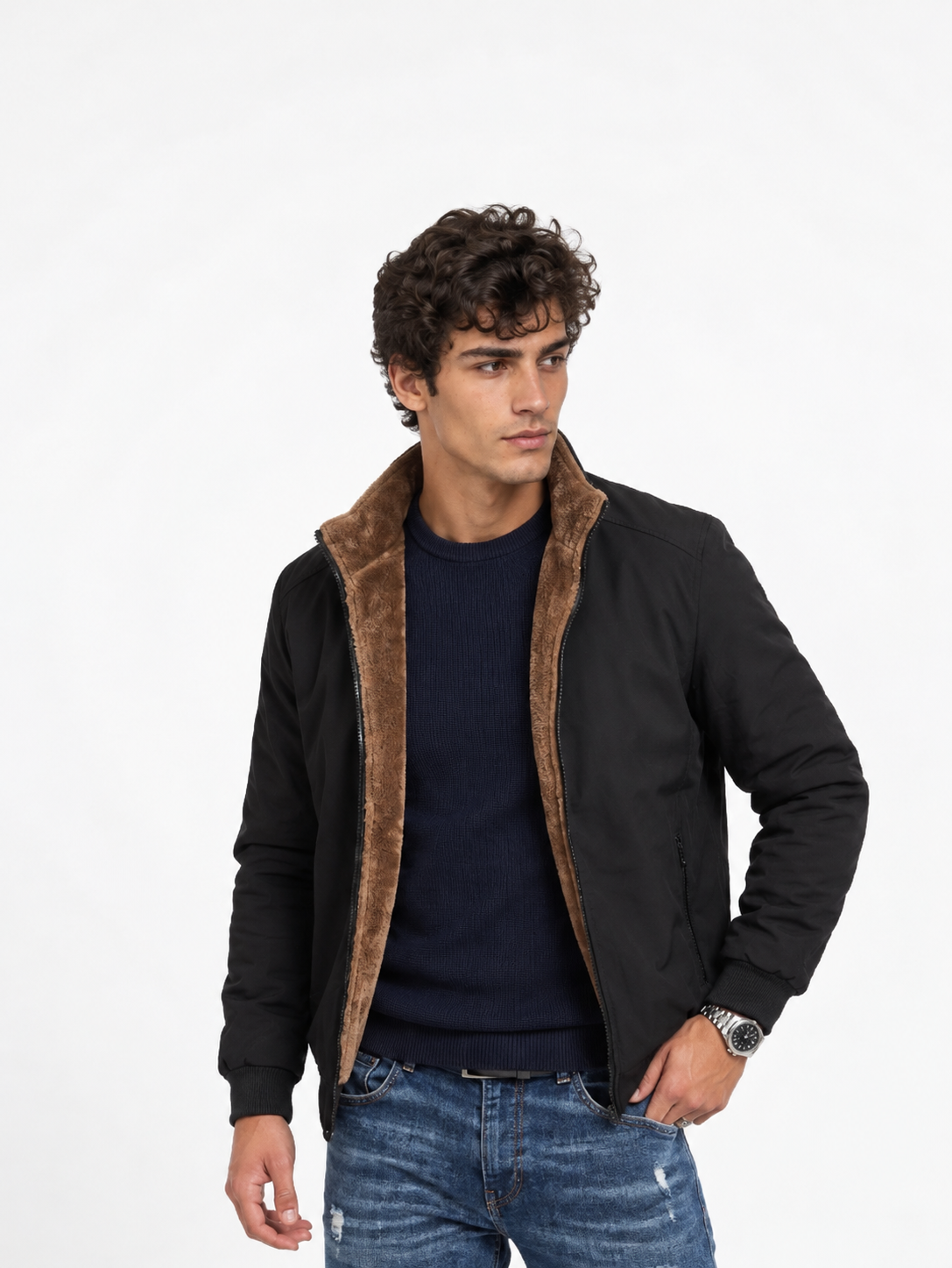Chaqueta Casual con Forro Térmico